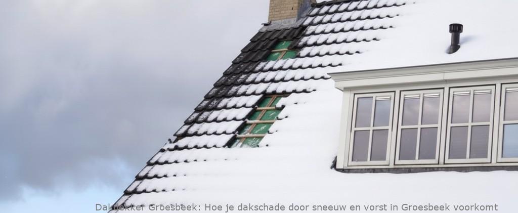Schade Door Sneeuw En Vorst Groesbeek